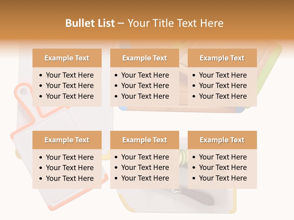 Utensil Nobody Prepare PowerPoint Template
