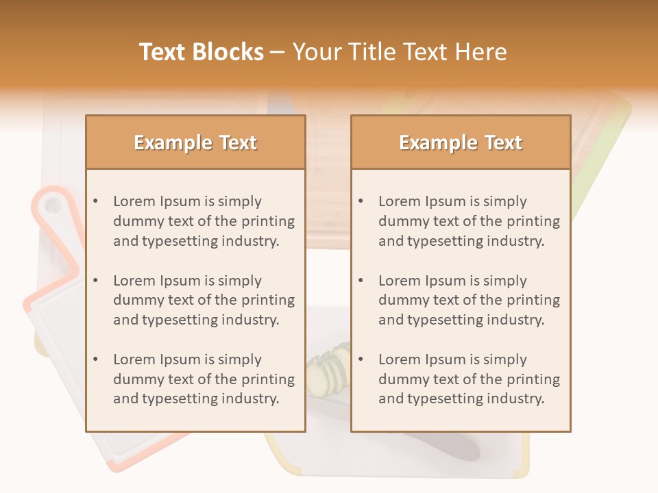 Utensil Nobody Prepare PowerPoint Template