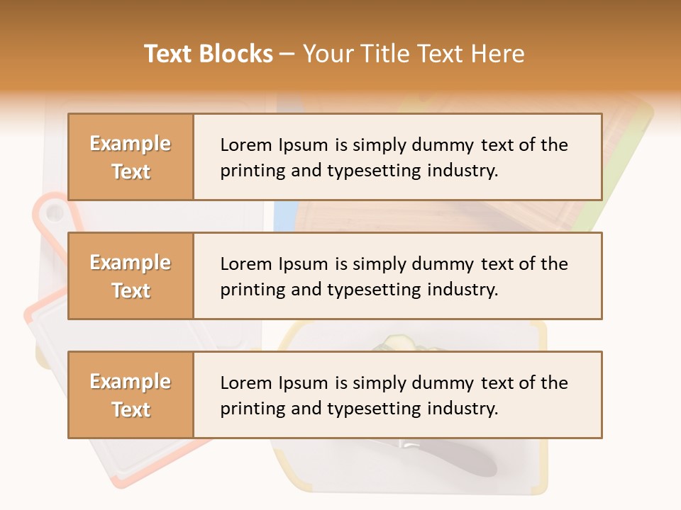 Utensil Nobody Prepare PowerPoint Template