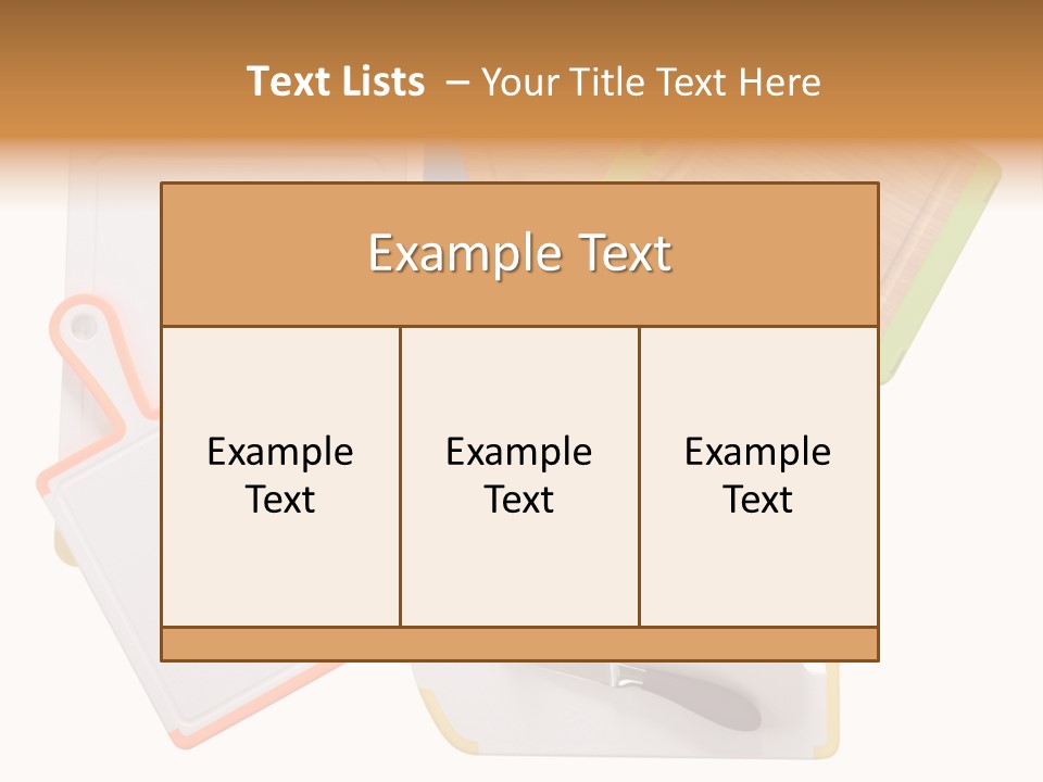 Utensil Nobody Prepare PowerPoint Template
