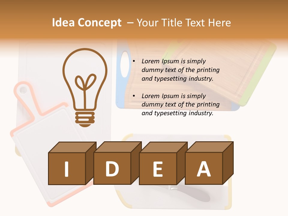 Utensil Nobody Prepare PowerPoint Template