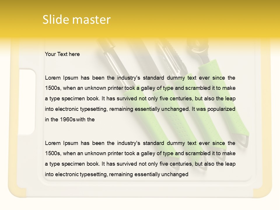 Material Pattern Slice PowerPoint Template