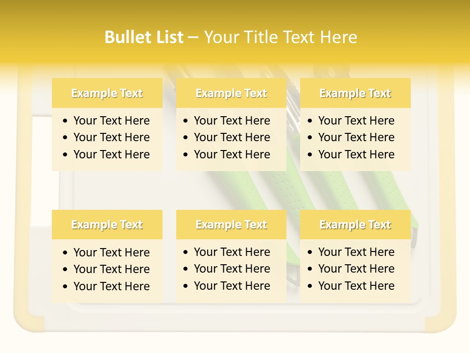Material Pattern Slice PowerPoint Template