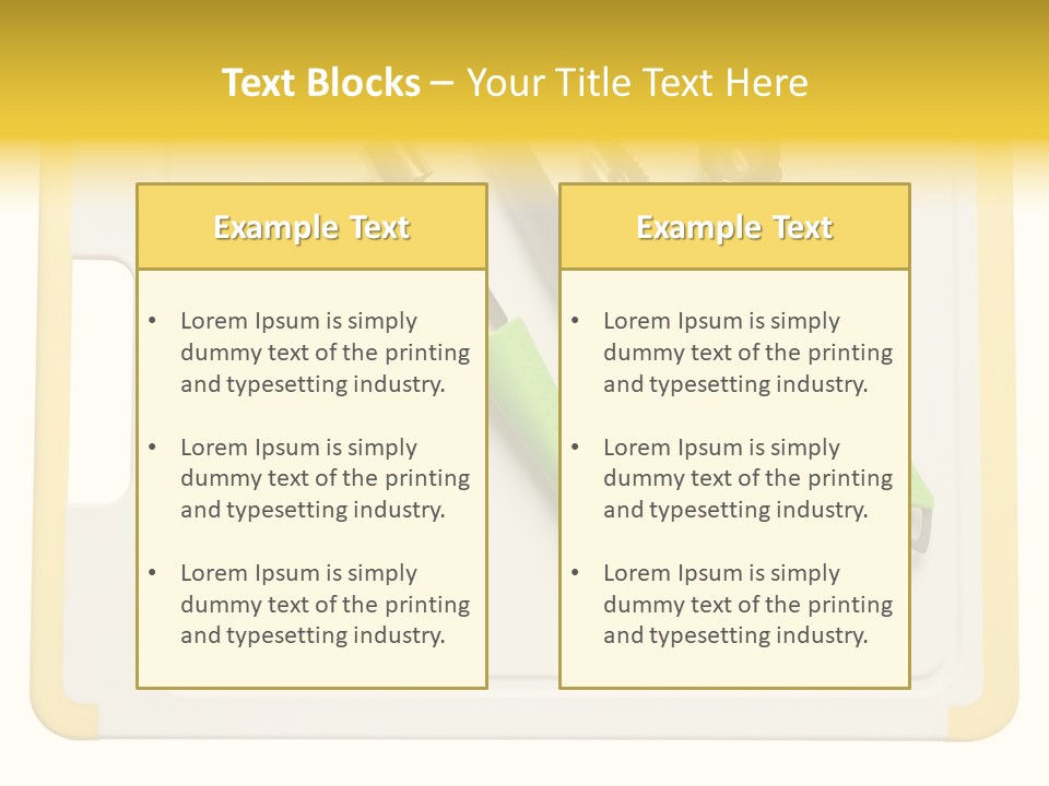 Material Pattern Slice PowerPoint Template