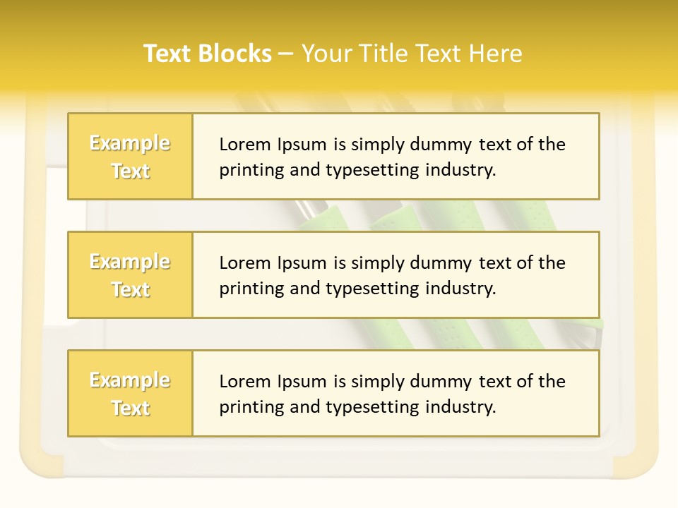 Material Pattern Slice PowerPoint Template