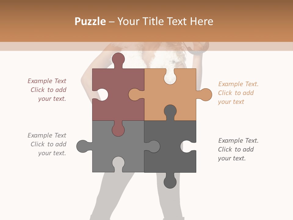 Enthusiasm Slim Black PowerPoint Template