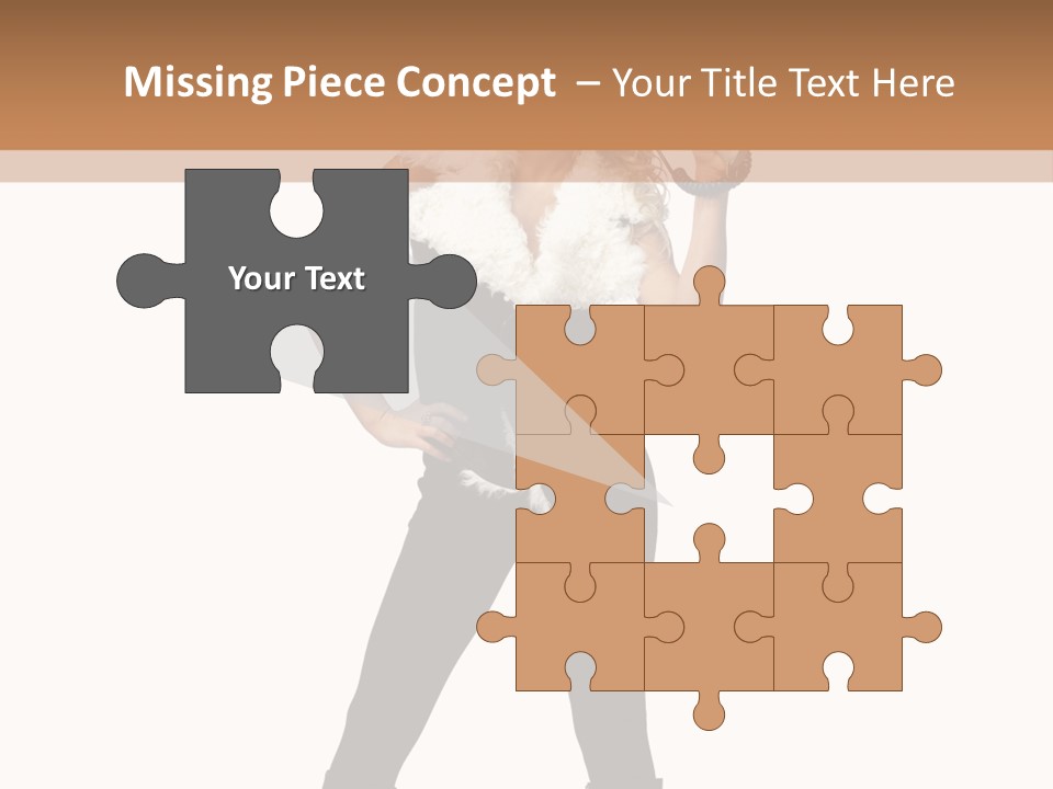 Enthusiasm Slim Black PowerPoint Template