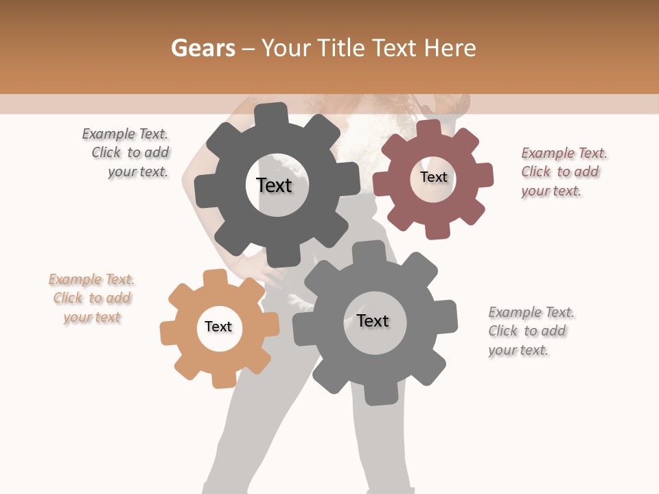 Enthusiasm Slim Black PowerPoint Template