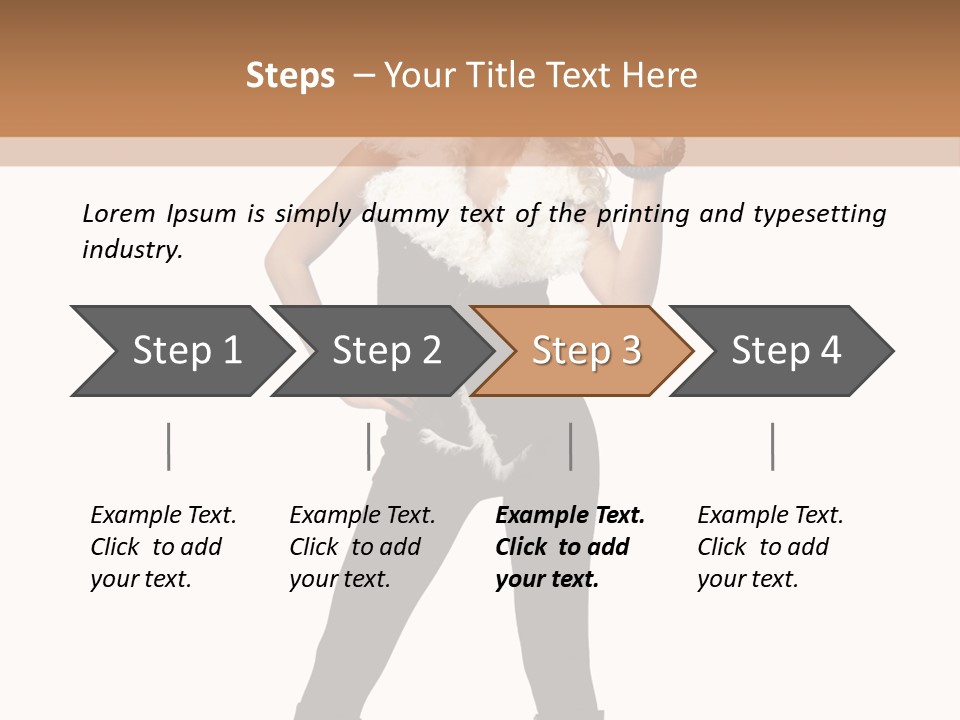Enthusiasm Slim Black PowerPoint Template
