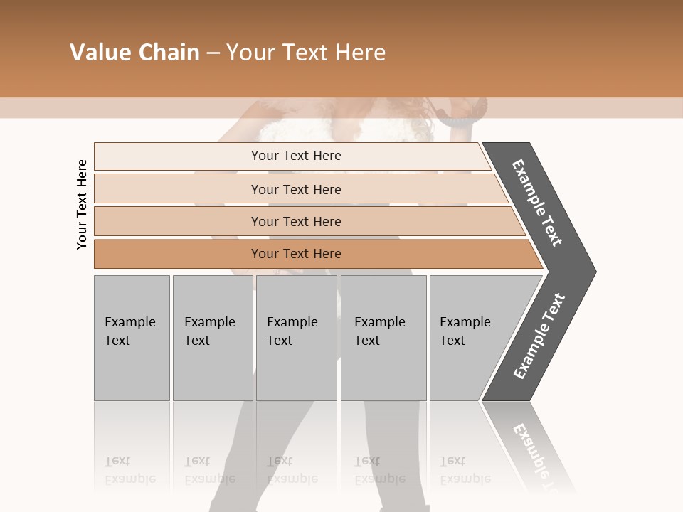 Enthusiasm Slim Black PowerPoint Template