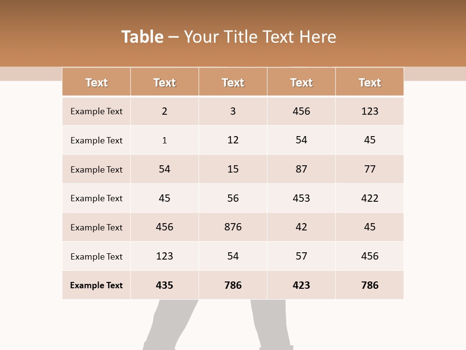 Enthusiasm Slim Black PowerPoint Template