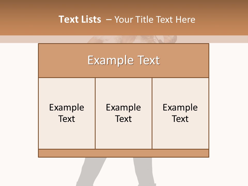 Enthusiasm Slim Black PowerPoint Template