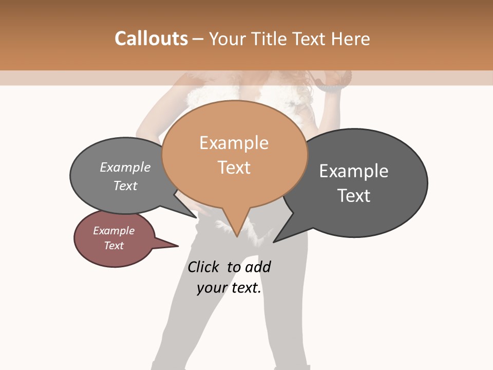 Enthusiasm Slim Black PowerPoint Template