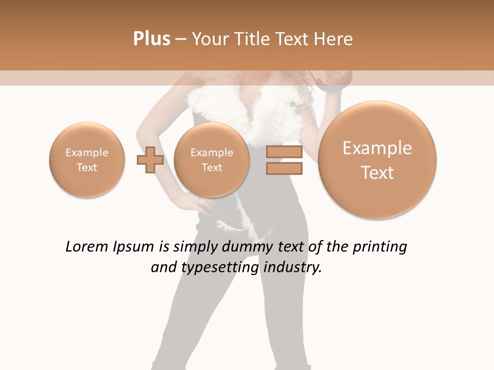 Enthusiasm Slim Black PowerPoint Template