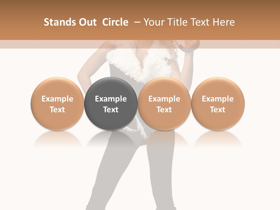 Enthusiasm Slim Black PowerPoint Template