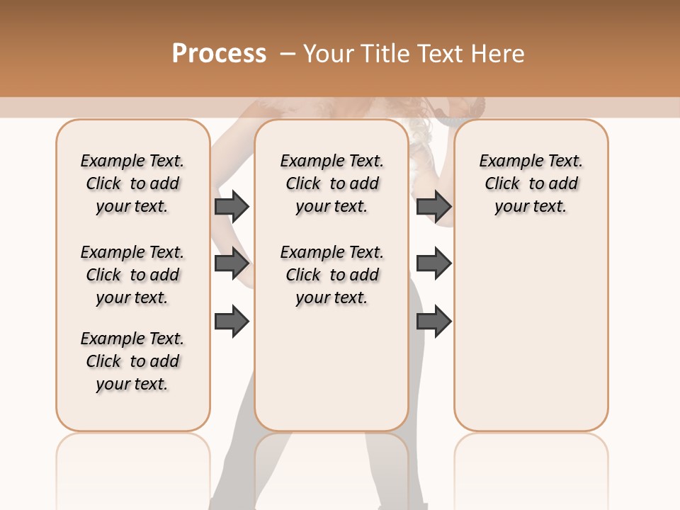 Enthusiasm Slim Black PowerPoint Template