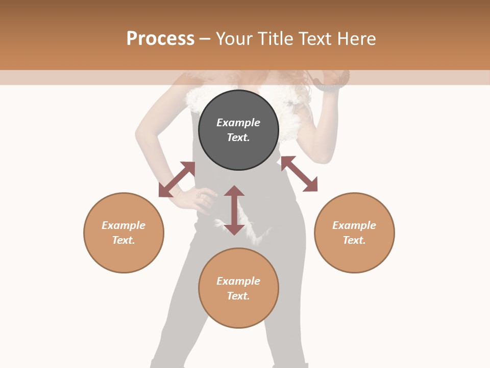 Enthusiasm Slim Black PowerPoint Template