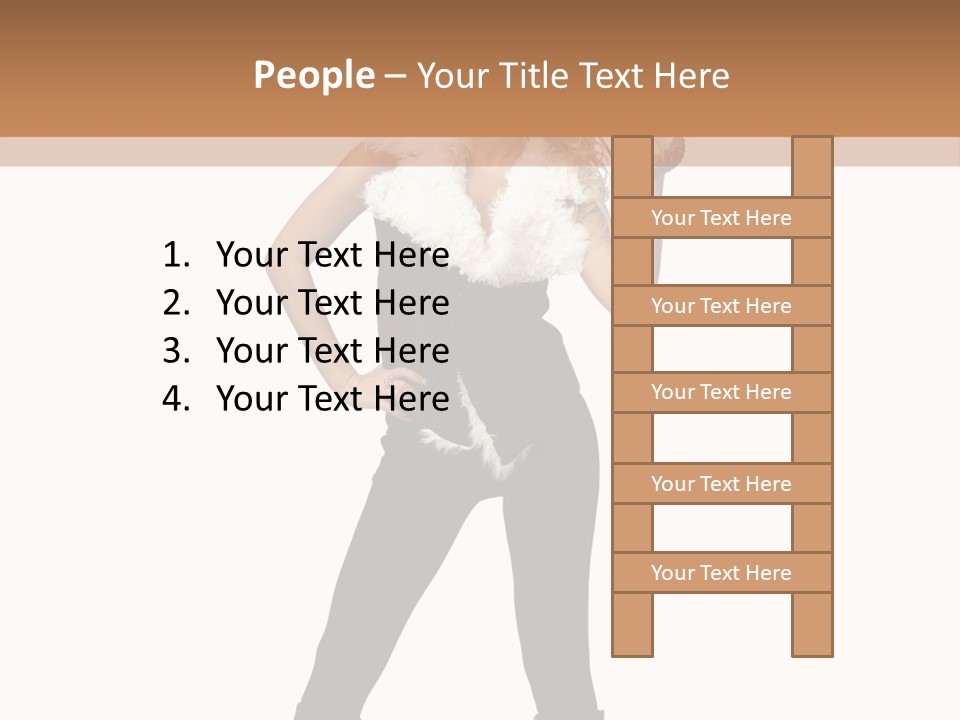 Enthusiasm Slim Black PowerPoint Template