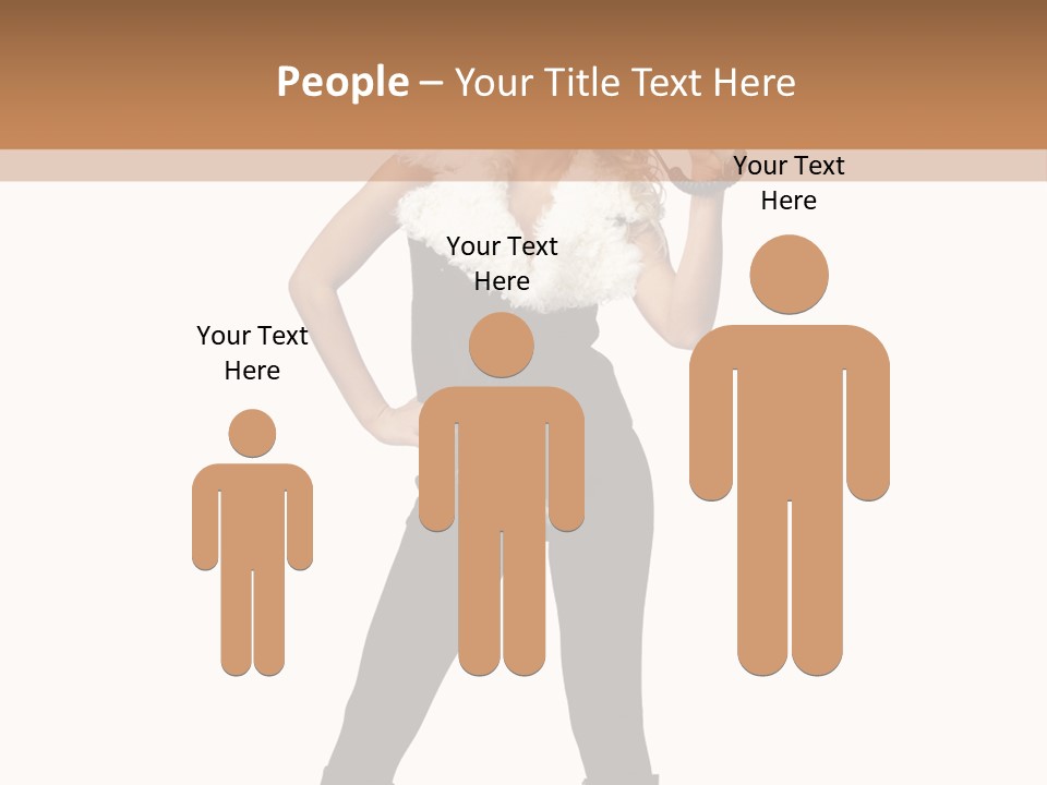 Enthusiasm Slim Black PowerPoint Template