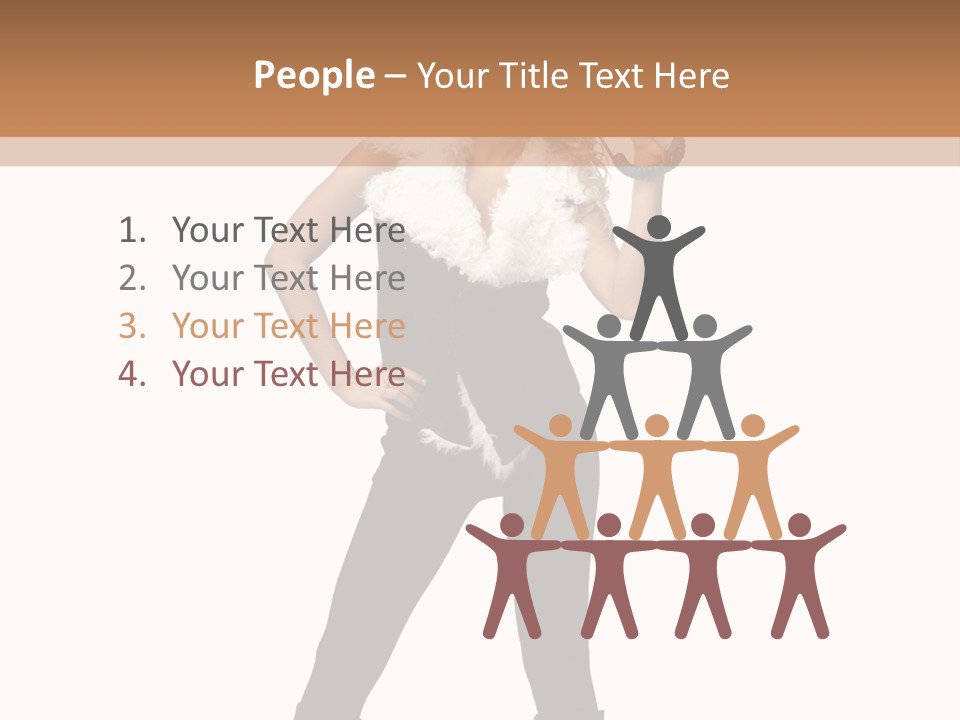 Enthusiasm Slim Black PowerPoint Template