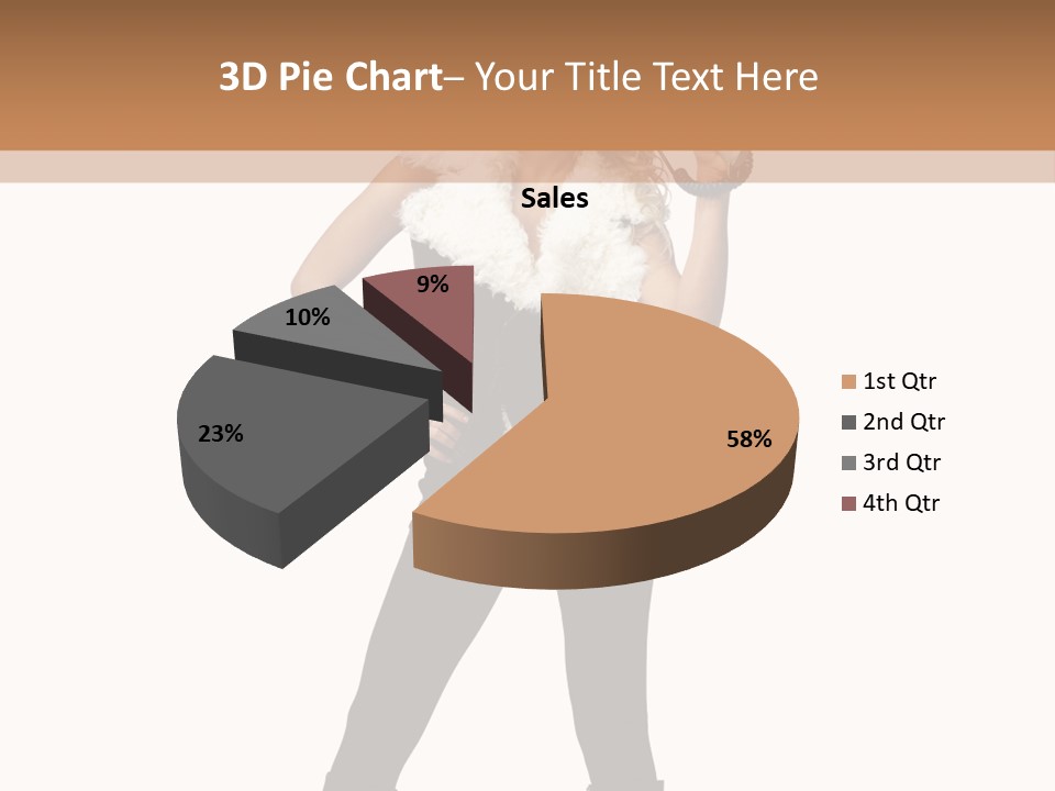 Enthusiasm Slim Black PowerPoint Template