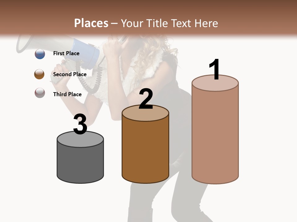Glasses Shouting Beautiful PowerPoint Template