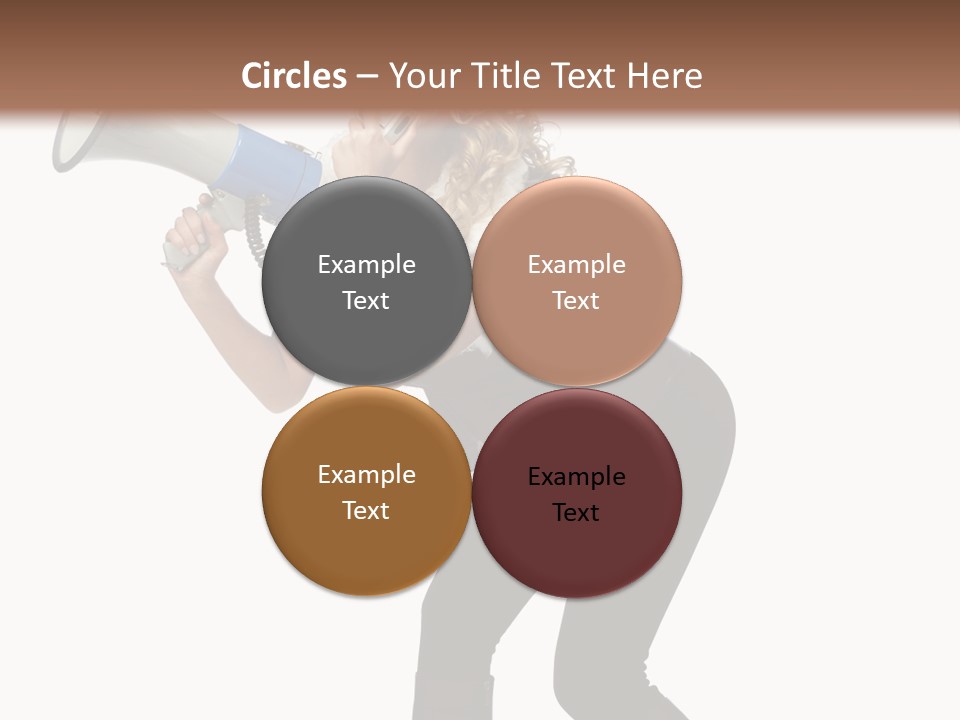 Glasses Shouting Beautiful PowerPoint Template