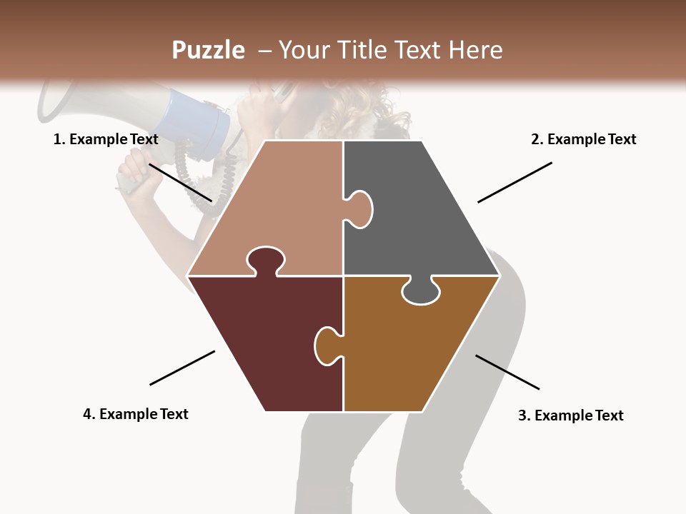 Glasses Shouting Beautiful PowerPoint Template