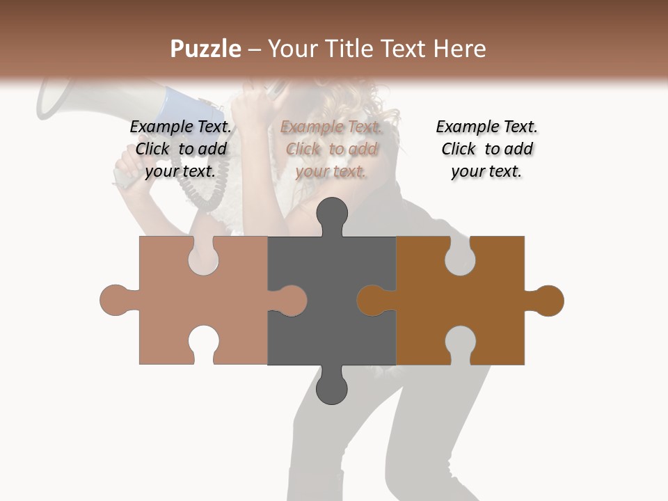 Glasses Shouting Beautiful PowerPoint Template