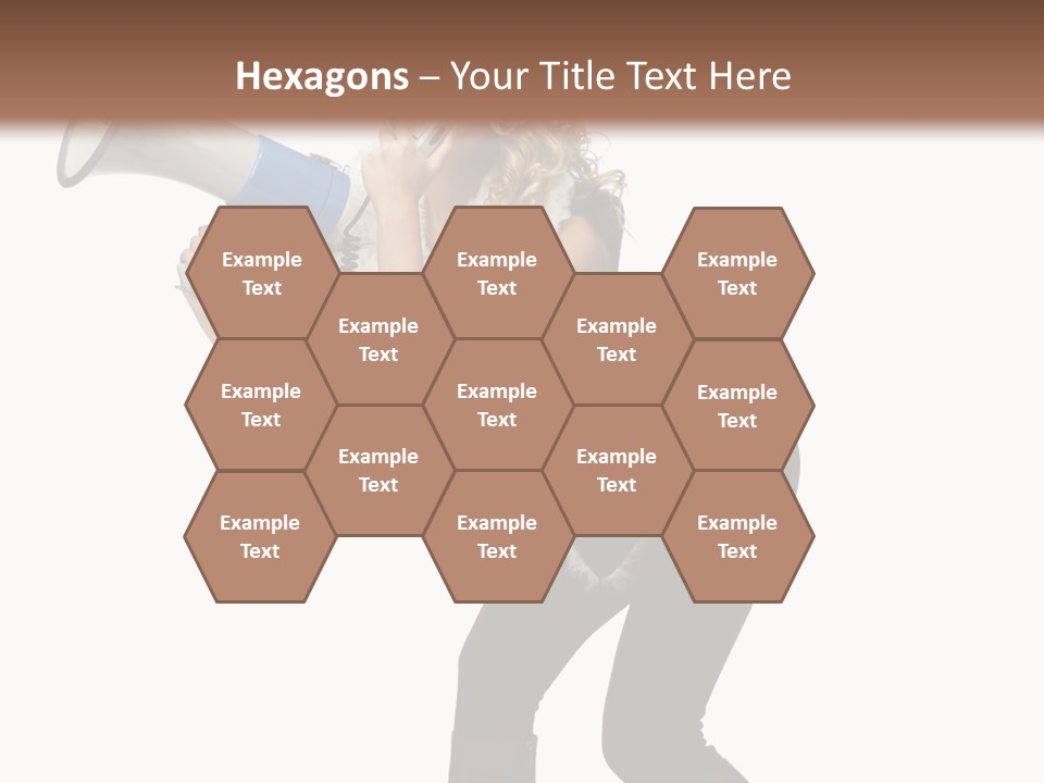 Glasses Shouting Beautiful PowerPoint Template