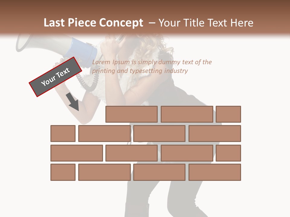 Glasses Shouting Beautiful PowerPoint Template