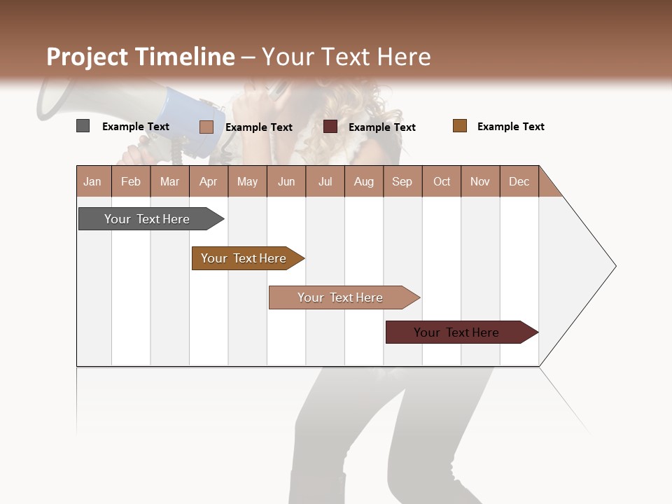 Glasses Shouting Beautiful PowerPoint Template