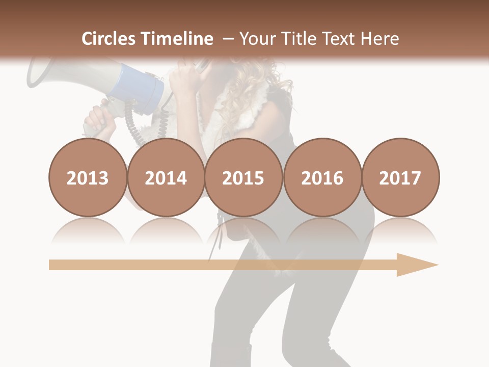 Glasses Shouting Beautiful PowerPoint Template
