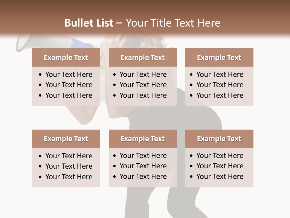 Glasses Shouting Beautiful PowerPoint Template