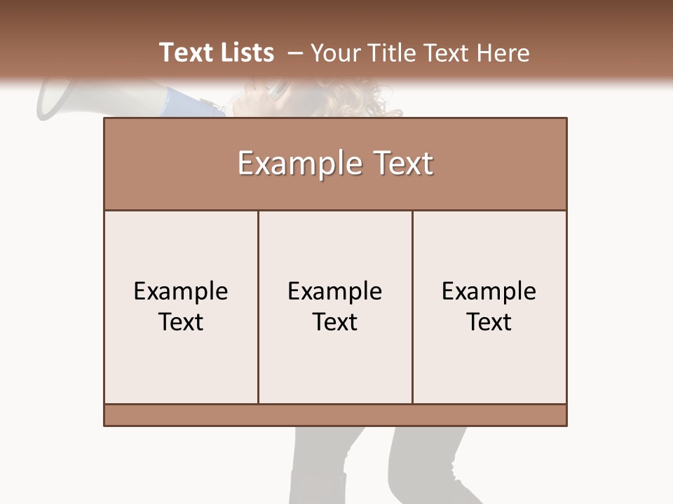 Glasses Shouting Beautiful PowerPoint Template