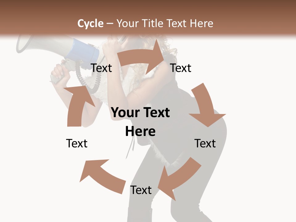 Glasses Shouting Beautiful PowerPoint Template