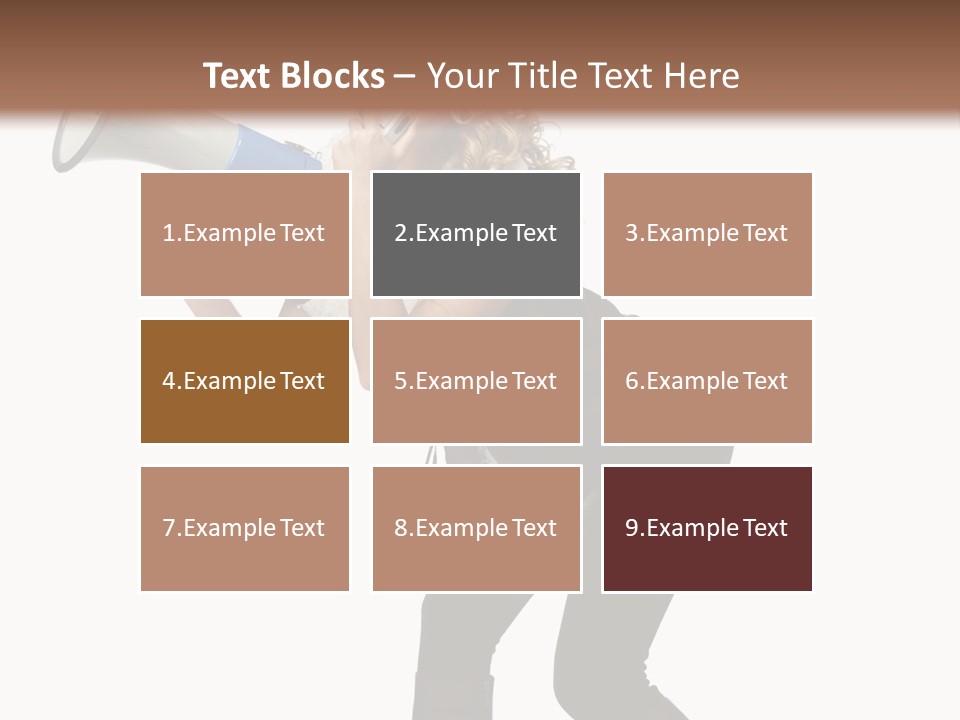 Glasses Shouting Beautiful PowerPoint Template