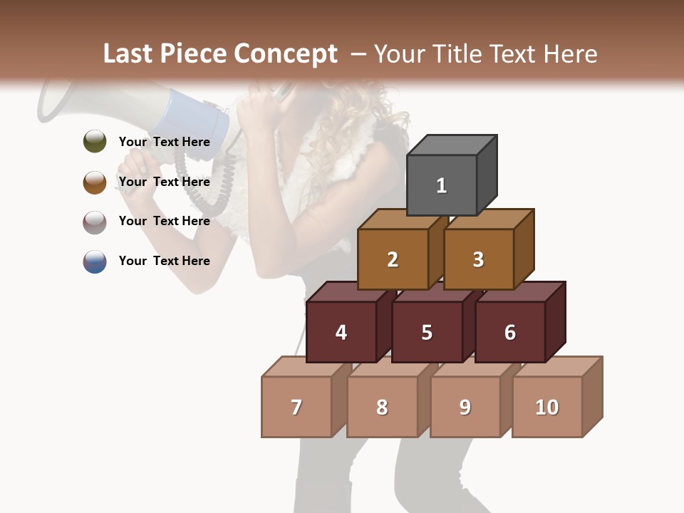 Glasses Shouting Beautiful PowerPoint Template