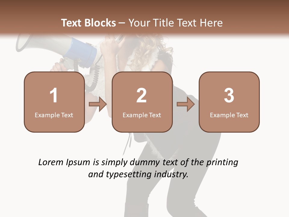 Glasses Shouting Beautiful PowerPoint Template