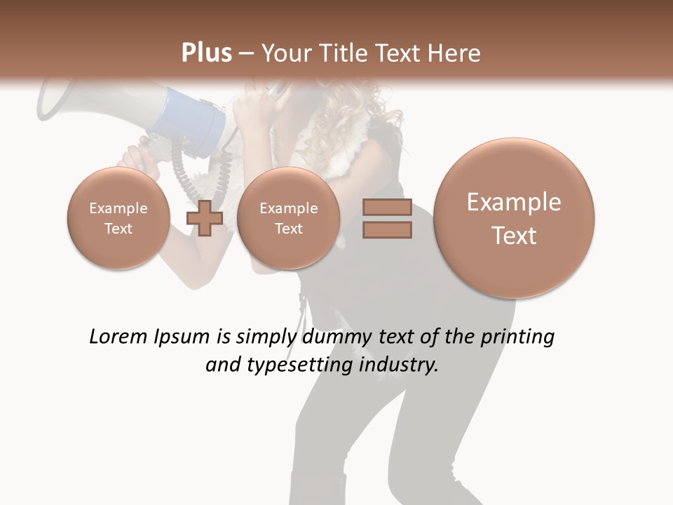Glasses Shouting Beautiful PowerPoint Template