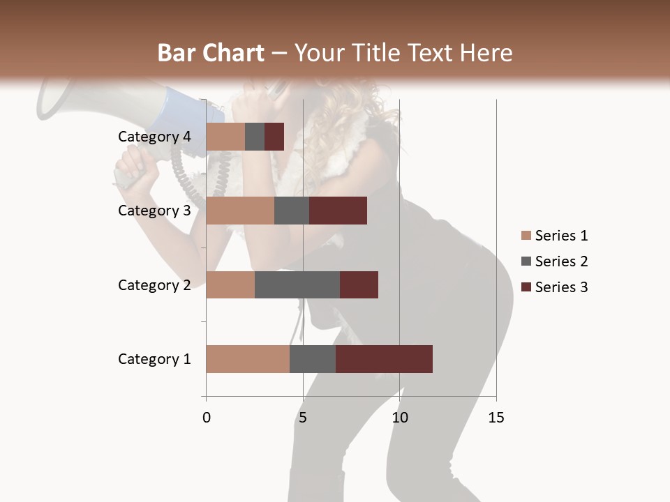 Glasses Shouting Beautiful PowerPoint Template