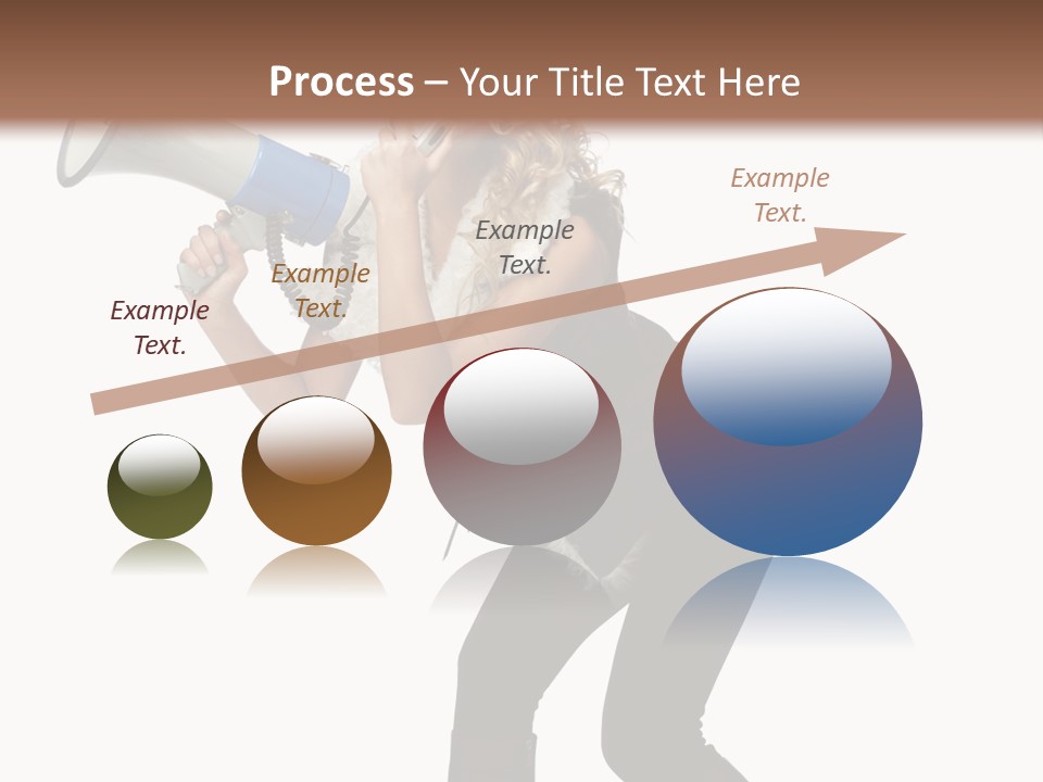 Glasses Shouting Beautiful PowerPoint Template