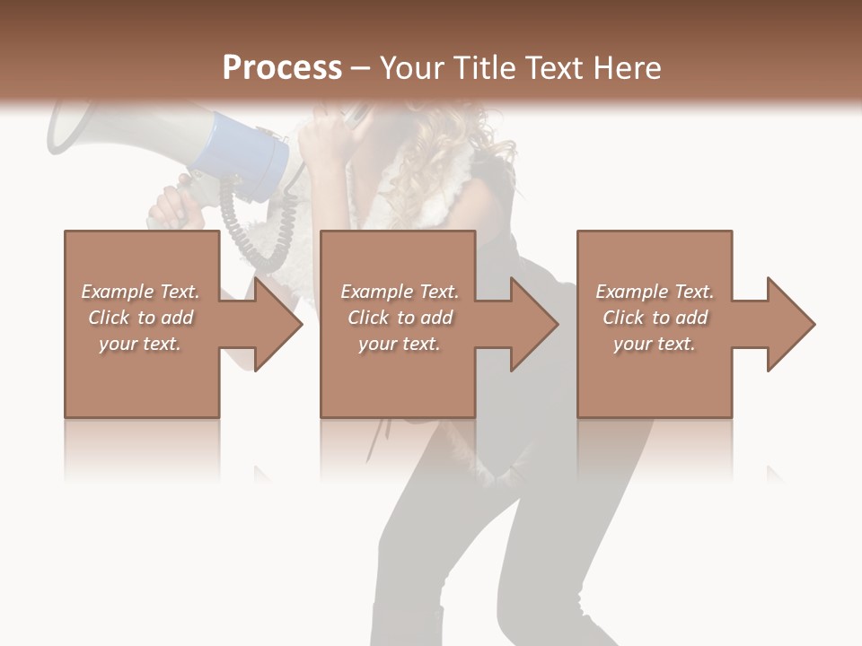 Glasses Shouting Beautiful PowerPoint Template