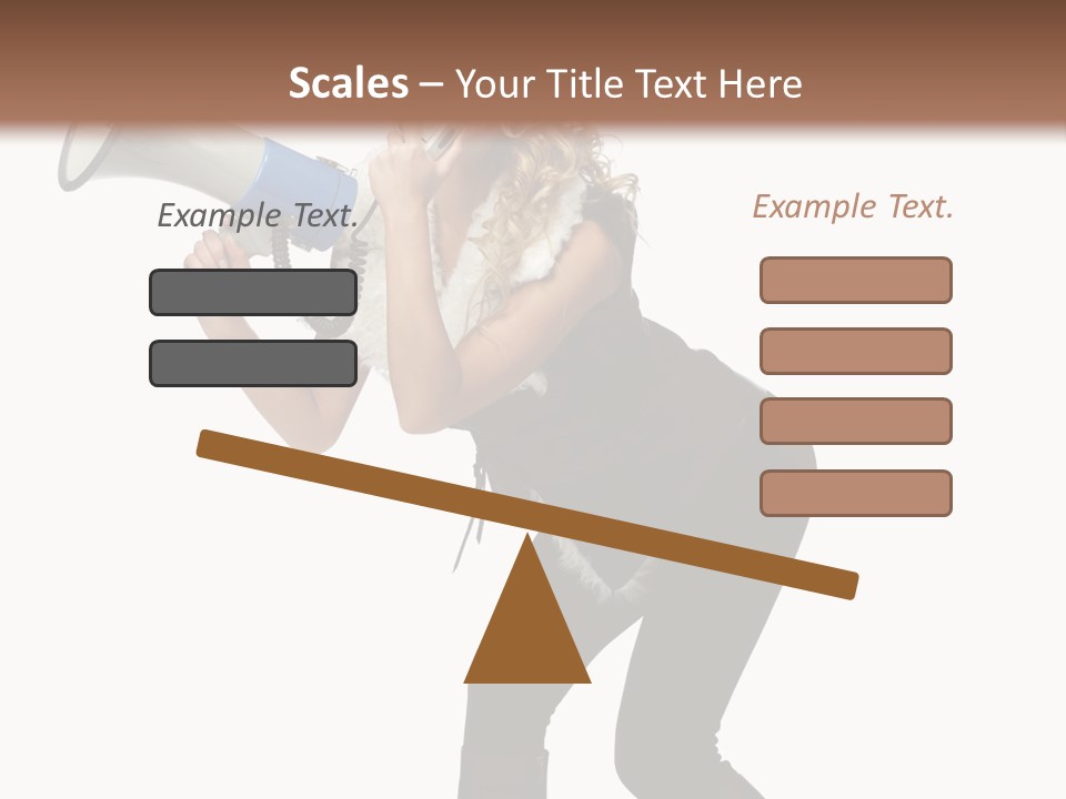 Glasses Shouting Beautiful PowerPoint Template