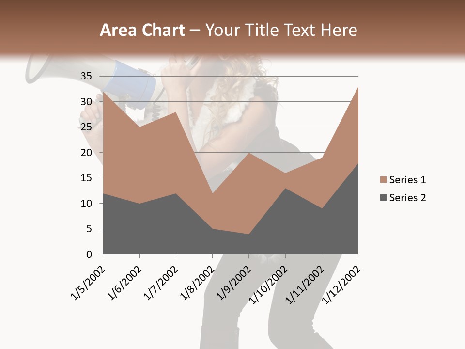 Glasses Shouting Beautiful PowerPoint Template
