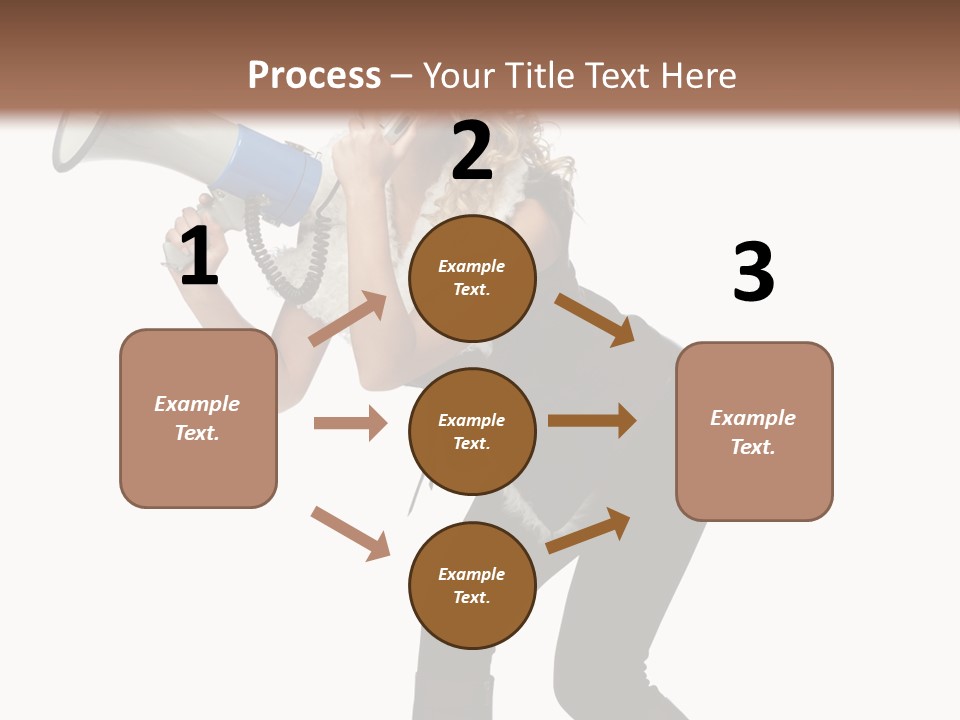 Glasses Shouting Beautiful PowerPoint Template