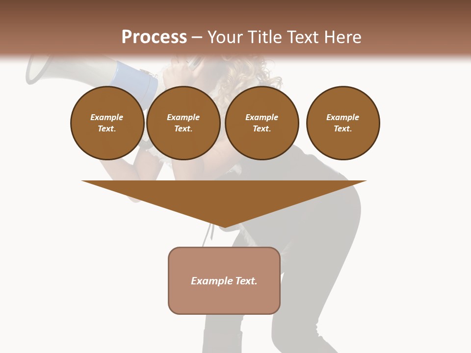 Glasses Shouting Beautiful PowerPoint Template