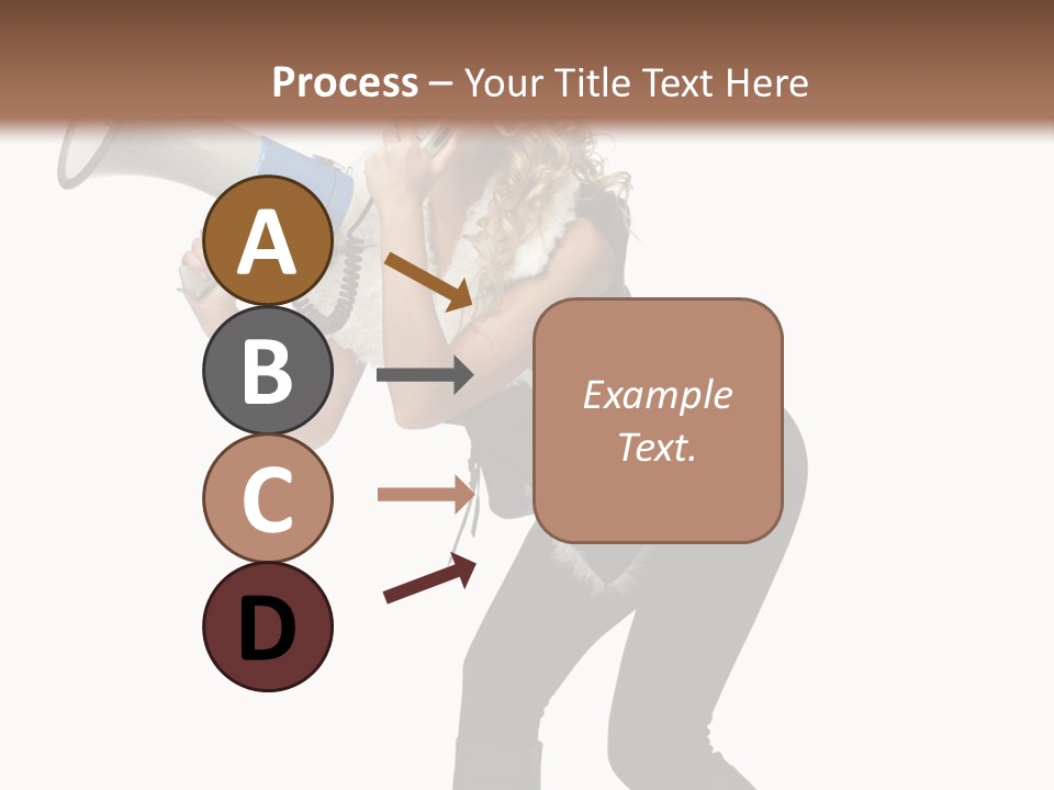 Glasses Shouting Beautiful PowerPoint Template