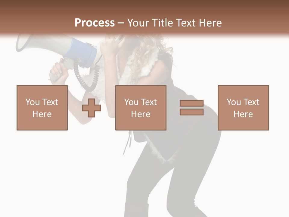 Glasses Shouting Beautiful PowerPoint Template