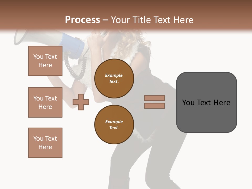 Glasses Shouting Beautiful PowerPoint Template